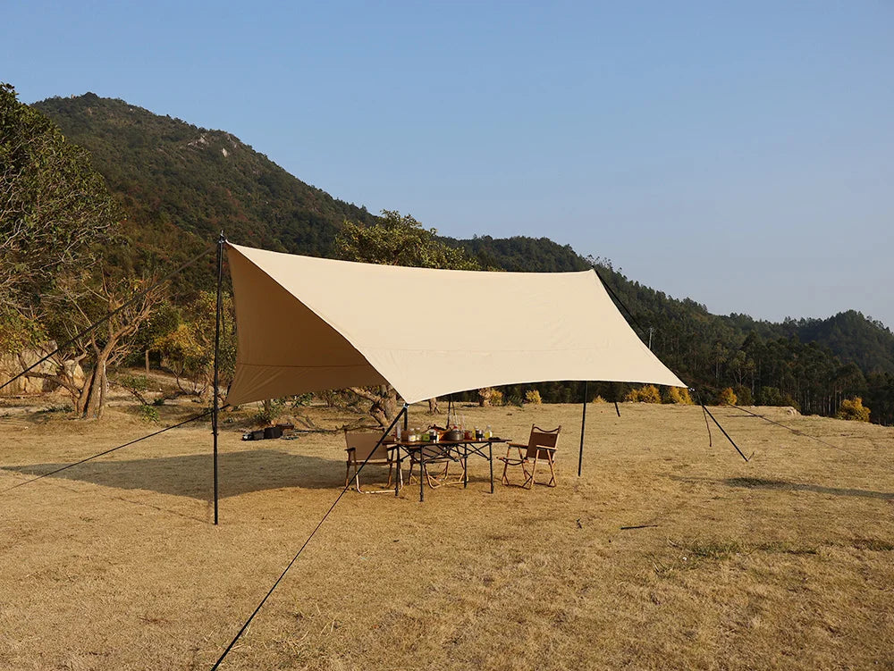 Camping Tarp Webbing Strap Main 2P Side 4P Tarp Installation Full Set Tarp Tent Securing Strap Rope