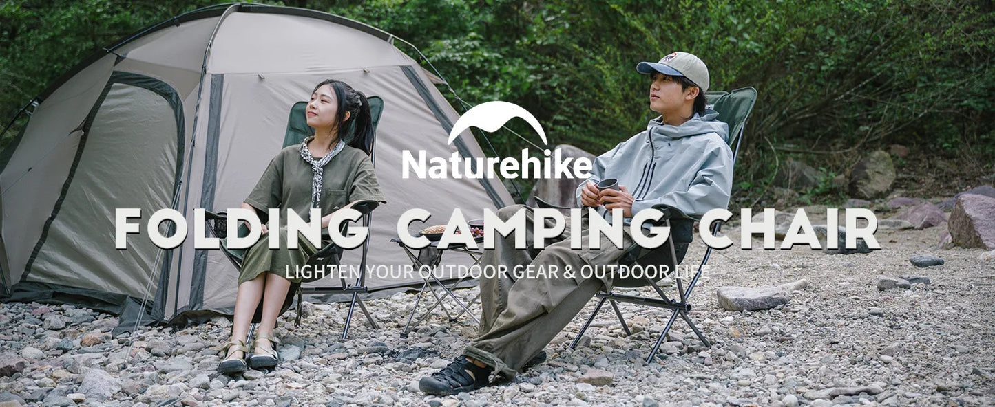 Naturehike Camping Chair Yl06 Ultralight Portable High Back Folding Moon Chair Outdoor Foldable Fishing Chair Backpacking Chair