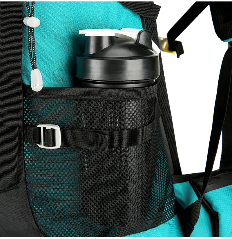 60L Hiking Backpack Men Women Outdoor Waterproof Climbing Travel Large Capacity Bags Mountaineering Trekking Camping Bag 2297