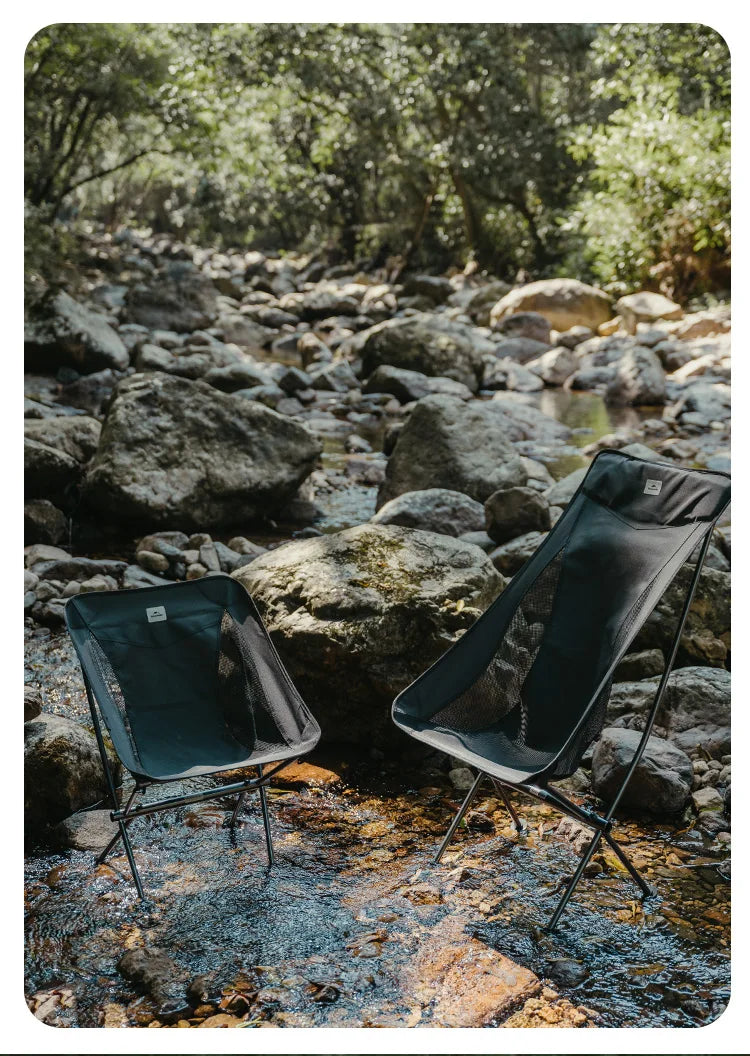 Naturehike L04 Camping Chair Folding Portable Beach Chair Foldable Lighweight Picnic Chair Outdoor Backpack Fishing Chair