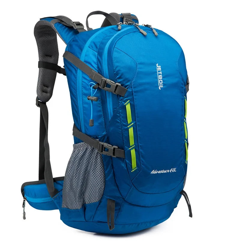 40L Outdoor sports mountaineering bag waterproof nylon camping bag large capacity backpack