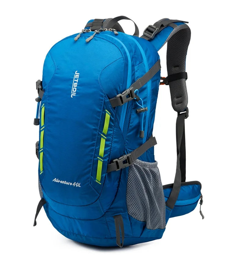 40L Outdoor sports mountaineering bag waterproof nylon camping bag large capacity backpack