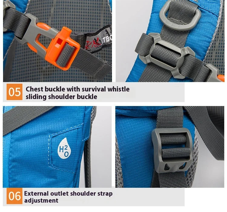 40L Outdoor sports mountaineering bag waterproof nylon camping bag large capacity backpack