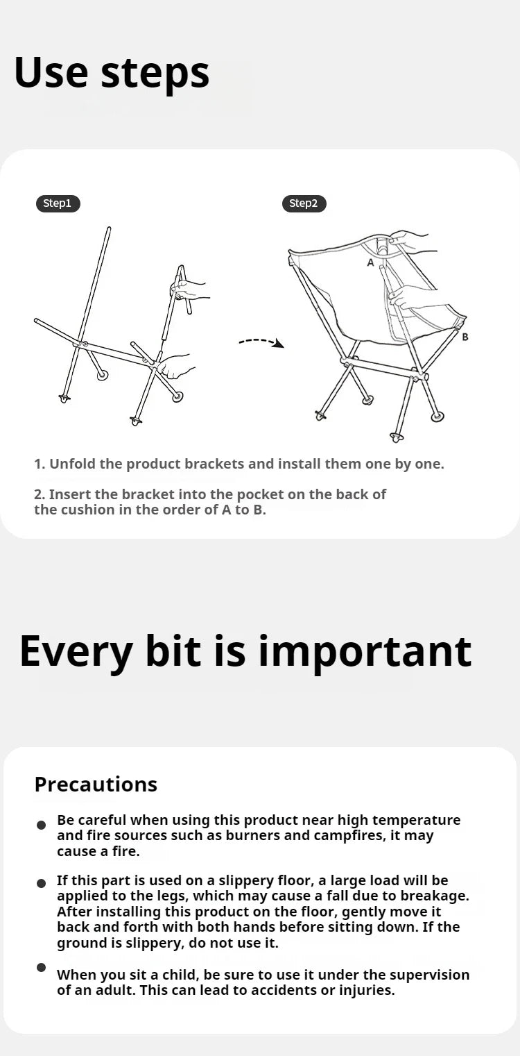Naturehike L04 Camping Chair Folding Portable Beach Chair Foldable Lighweight Picnic Chair Outdoor Backpack Fishing Chair