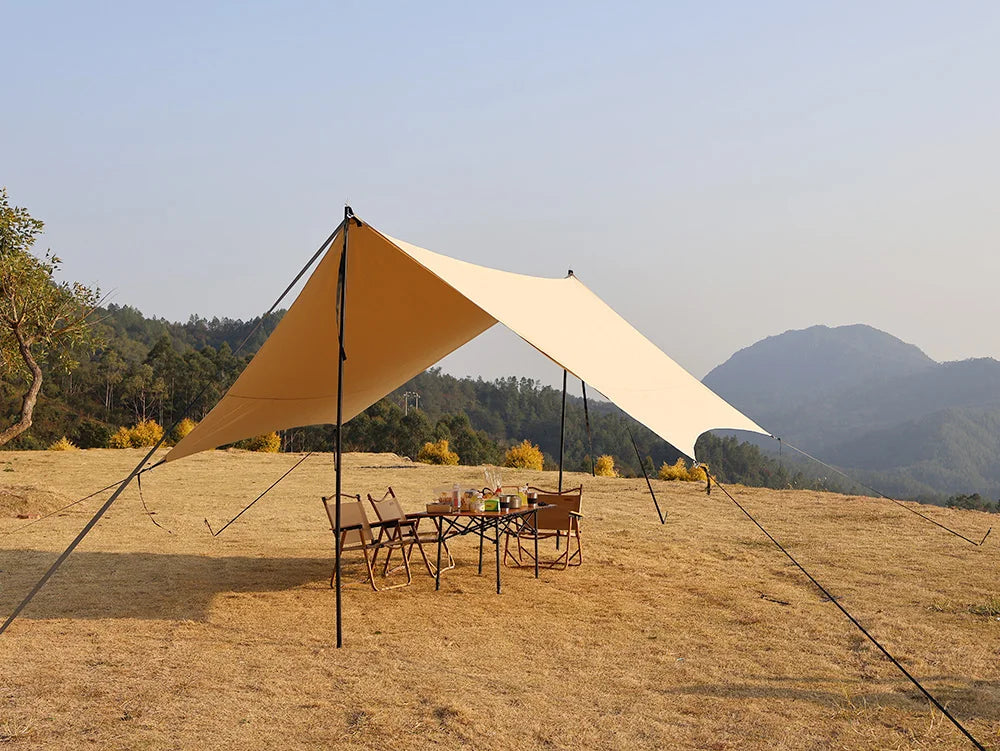 Camping Tarp Webbing Strap Main 2P Side 4P Tarp Installation Full Set Tarp Tent Securing Strap Rope
