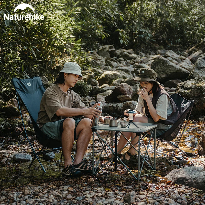 Naturehike L04 Camping Chair Folding Portable Beach Chair Foldable Lighweight Picnic Chair Outdoor Backpack Fishing Chair