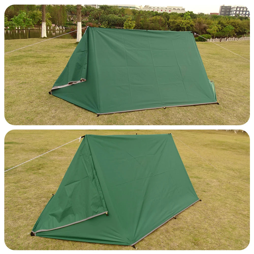 Waterproof Tent Tarp 19 Hang Points Survival Tent Outdoor Camping Tactical Sun Shelter 4x4 3x4 3x3 Lightweight Sunshade Awning