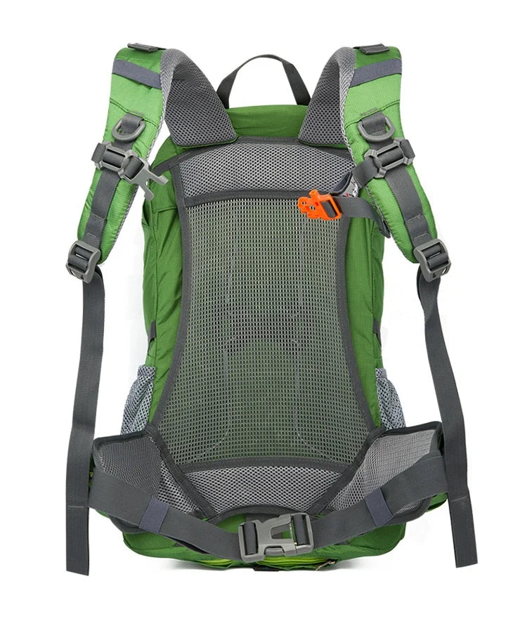 40L Outdoor sports mountaineering bag waterproof nylon camping bag large capacity backpack