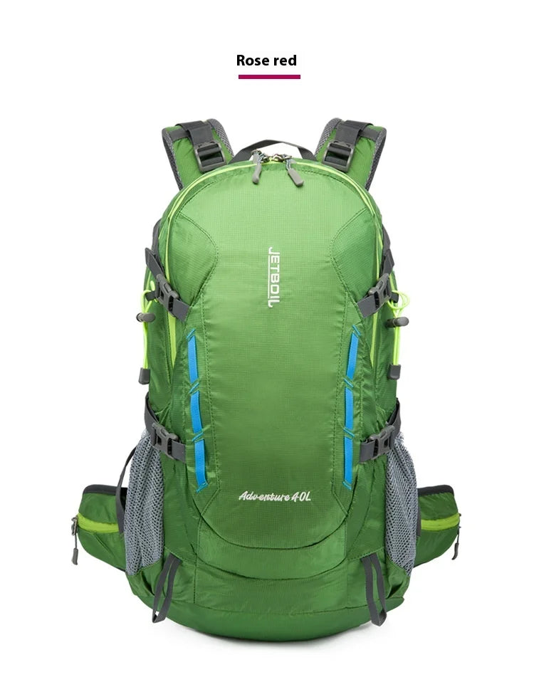 40L Outdoor sports mountaineering bag waterproof nylon camping bag large capacity backpack