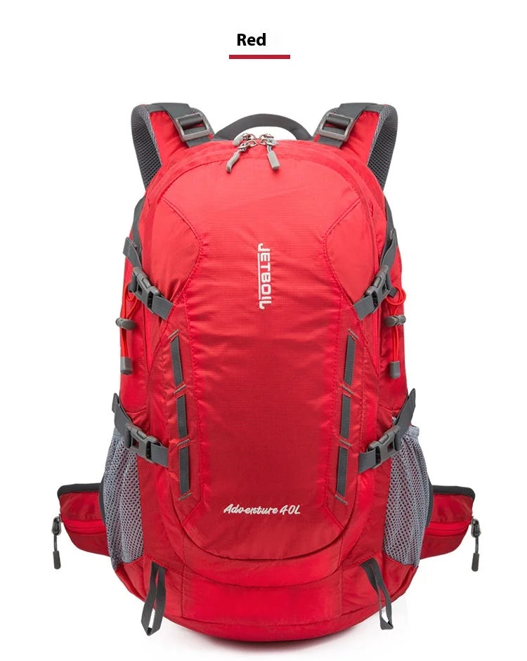 40L Outdoor sports mountaineering bag waterproof nylon camping bag large capacity backpack