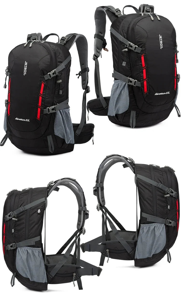40L Outdoor sports mountaineering bag waterproof nylon camping bag large capacity backpack