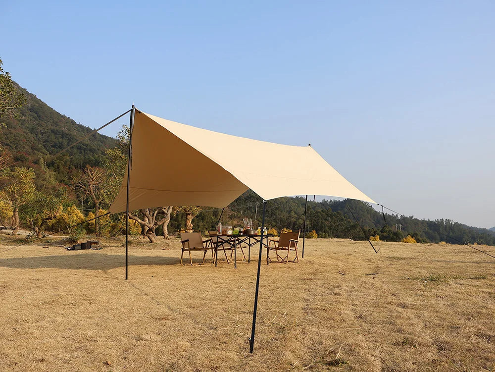 Camping Tarp Webbing Strap Main 2P Side 4P Tarp Installation Full Set Tarp Tent Securing Strap Rope