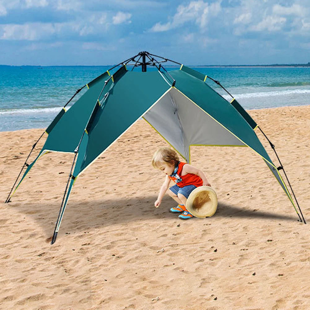 Tent Ultralight Waterproof Automatic Tent 3-4 Person Portable 3 Season Backpacking Tent Outdoor Hiking Camping Tent