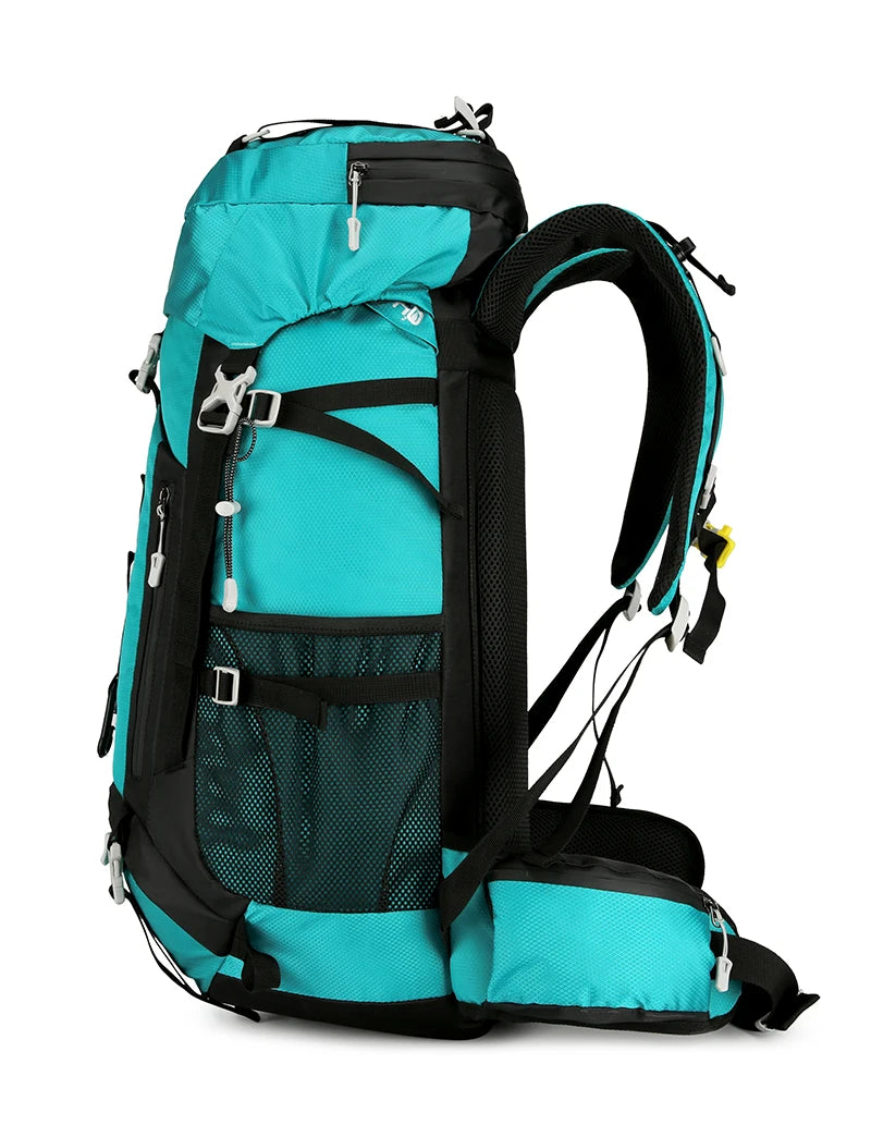 60L Hiking Backpack Men Women Outdoor Waterproof Climbing Travel Large Capacity Bags Mountaineering Trekking Camping Bag 2297