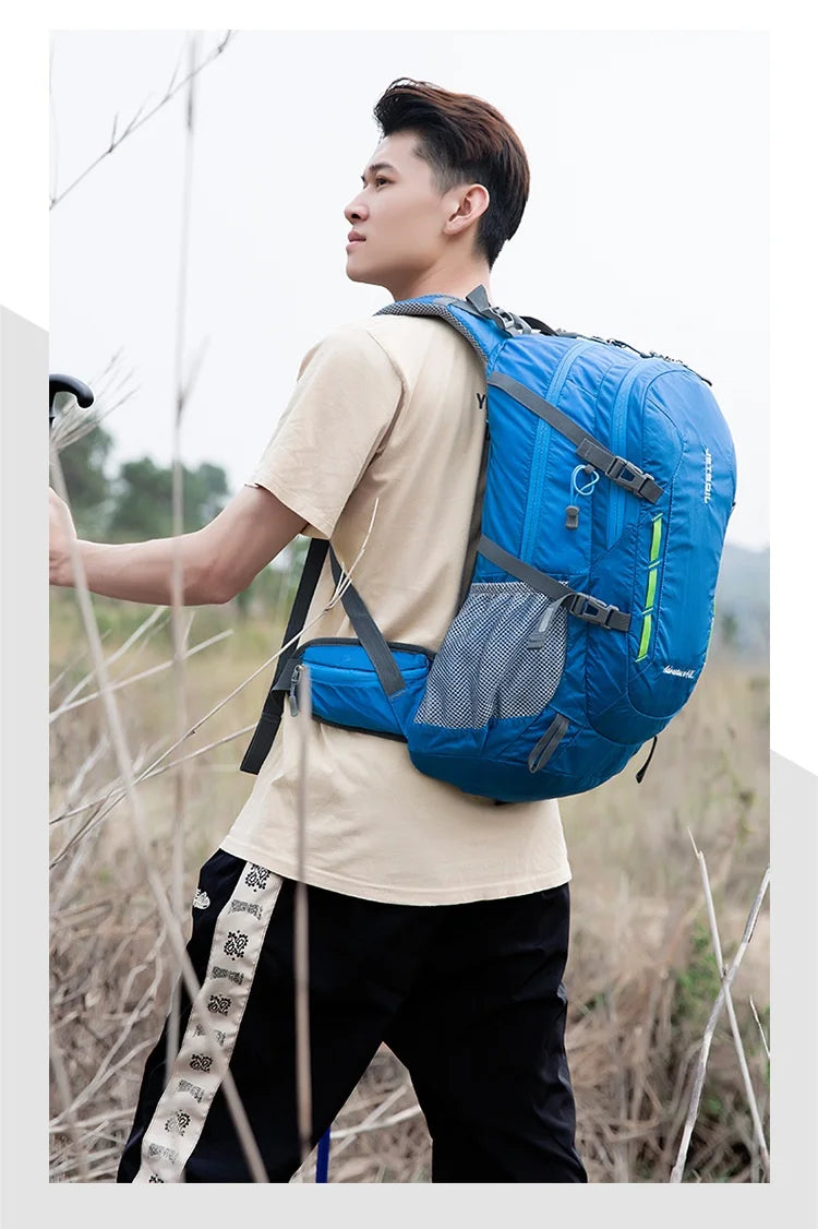40L Outdoor sports mountaineering bag waterproof nylon camping bag large capacity backpack