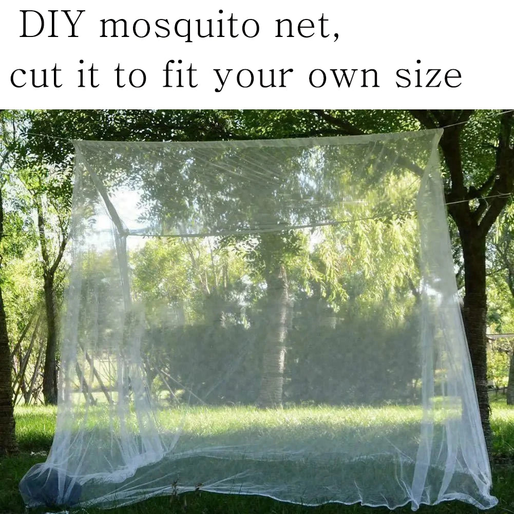 Tent Accessories Diy Mosquito Net 2m*3m 3*4 3*6 5*10 Outdoor Camp Huntting Hiking Fishing Garden Camping Cut Yourslf Netting