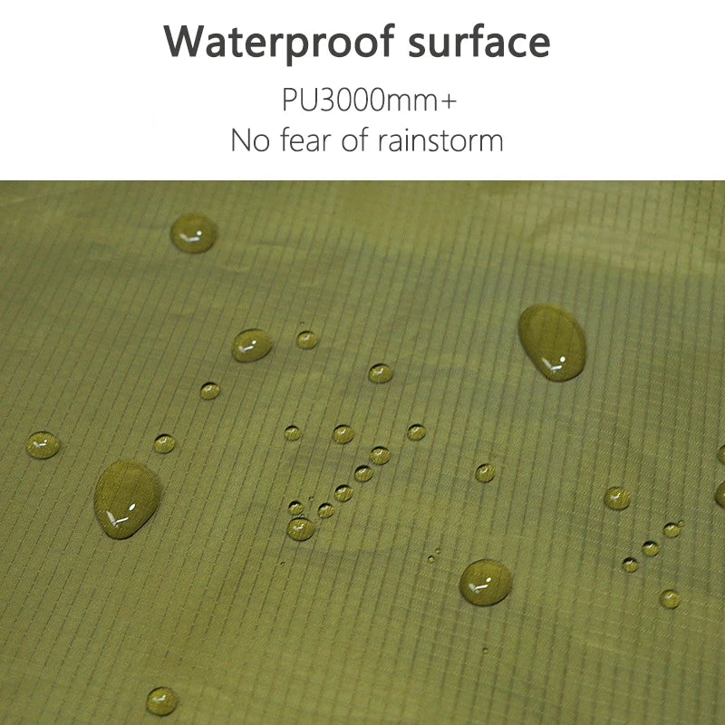 Waterproof Tent Tarp 19 Hang Points Survival Tent Outdoor Camping Tactical Sun Shelter 4x4 3x4 3x3 Lightweight Sunshade Awning