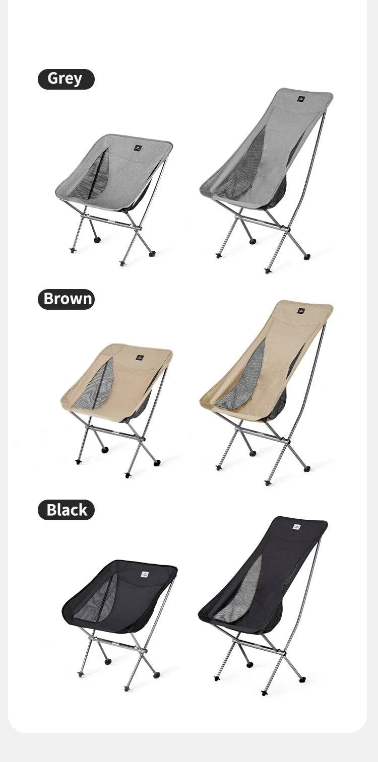 Naturehike L04 Camping Chair Folding Portable Beach Chair Foldable Lighweight Picnic Chair Outdoor Backpack Fishing Chair