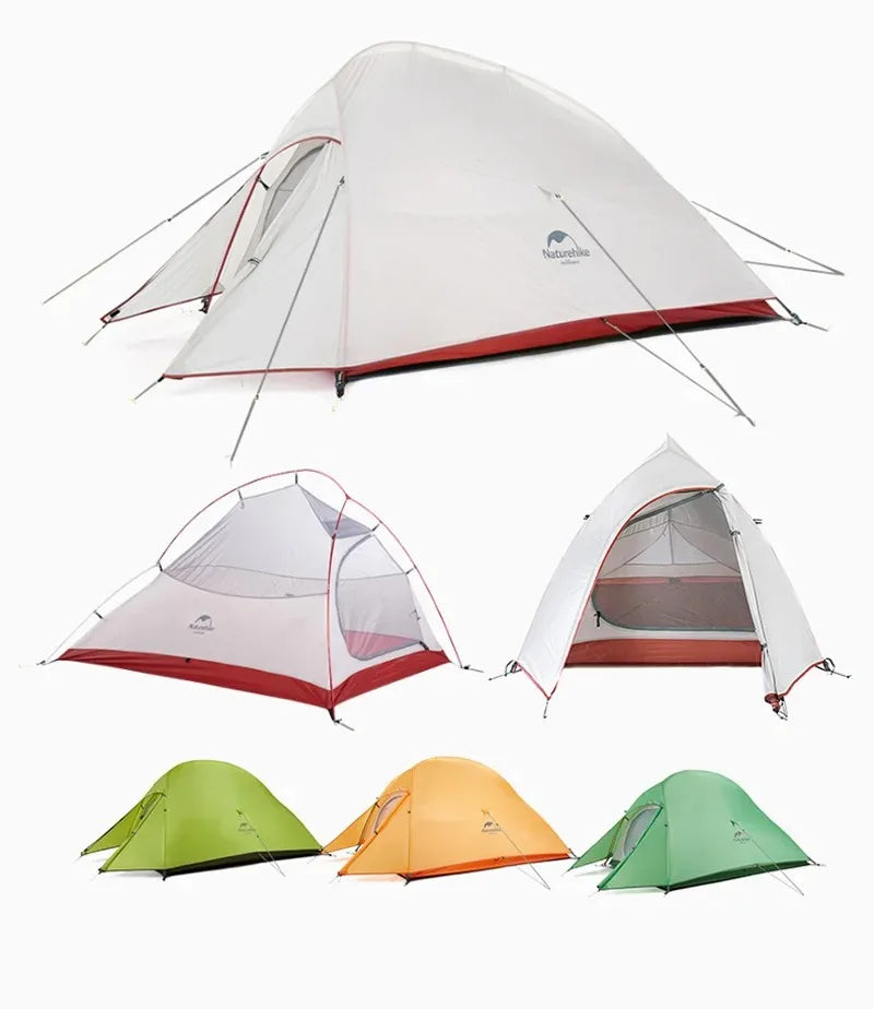 Naturehike Mongar 2 Tent Cloud Up 1 2 3 Persons Tent Star River Tent Cycling Tent Ultralight Outdoor Travel Hiking Camping Tent