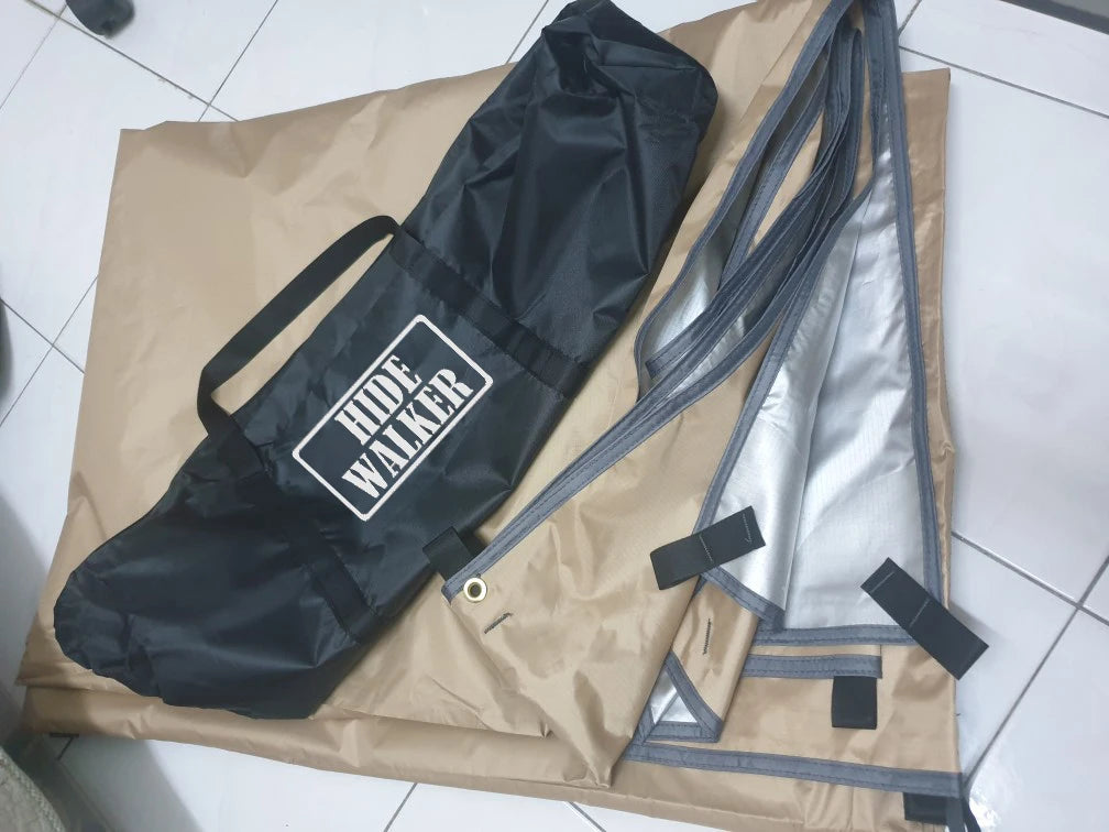 Waterproof Tent Tarp 19 Hang Points Survival Tent Outdoor Camping Tactical Sun Shelter 4x4 3x4 3x3 Lightweight Sunshade Awning