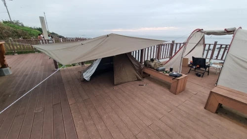 Waterproof Tent Tarp 19 Hang Points Survival Tent Outdoor Camping Tactical Sun Shelter 4x4 3x4 3x3 Lightweight Sunshade Awning