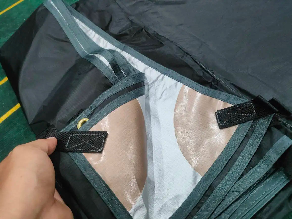 Waterproof Tent Tarp 19 Hang Points Survival Tent Outdoor Camping Tactical Sun Shelter 4x4 3x4 3x3 Lightweight Sunshade Awning