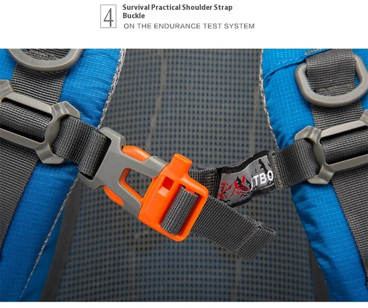 40L Outdoor sports mountaineering bag waterproof nylon camping bag large capacity backpack