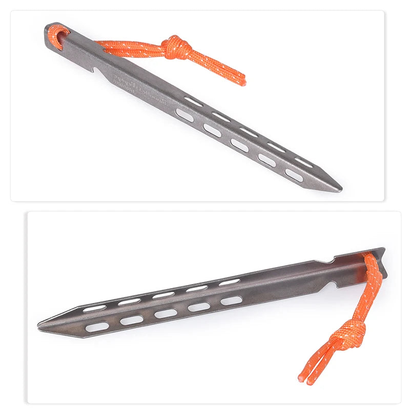 Boundelss Voyage Titanium Tent Pegs Ultralight Tent Stakes Tent Pins Outdoor Tent Accessories Heavy Duty Tent Nails