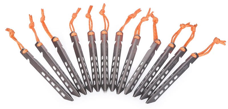 Boundelss Voyage Titanium Tent Pegs Ultralight Tent Stakes Tent Pins Outdoor Tent Accessories Heavy Duty Tent Nails