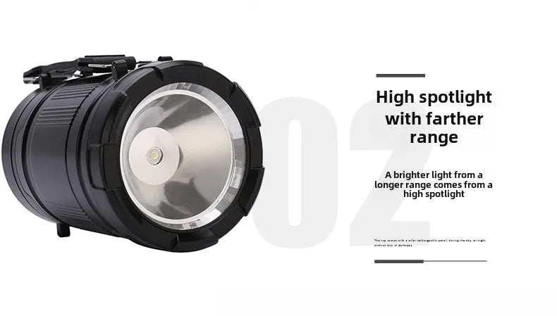 LED Hight power White Outdoor Camping Lamp Portable Stretch Camping Lamp Portable Tent Pull Lantern Emergency Light