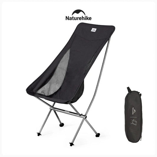 Naturehike L04 Camping Chair Folding Portable Beach Chair Foldable Lighweight  Picnic Chair Outdoor Backpack Fishing Chair