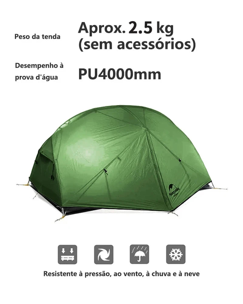 Naturehike Mongar 2 Tent Cloud Up 1 2 3 Persons Tent Star River Tent Cycling Tent Ultralight Outdoor Travel Hiking Camping Tent