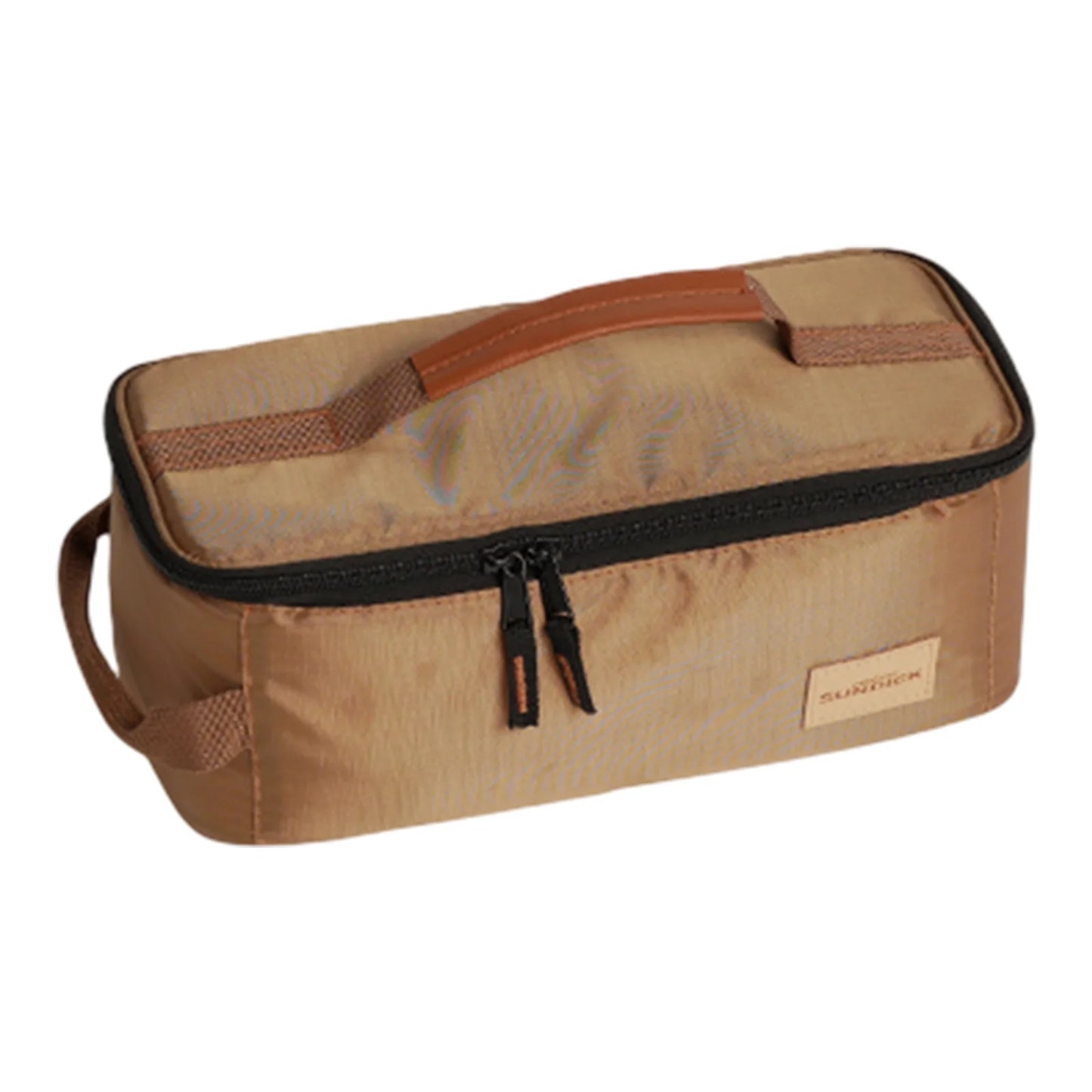 Camping Bag Cutlery Pouch Large Capacity Tableware Handbag Portable for Outdoor Picnic Carring Case Travel Supplies