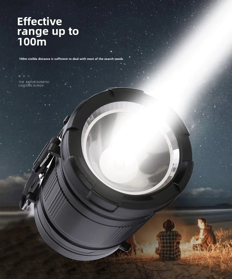 LED Hight power White Outdoor Camping Lamp Portable Stretch Camping Lamp Portable Tent Pull Lantern Emergency Light