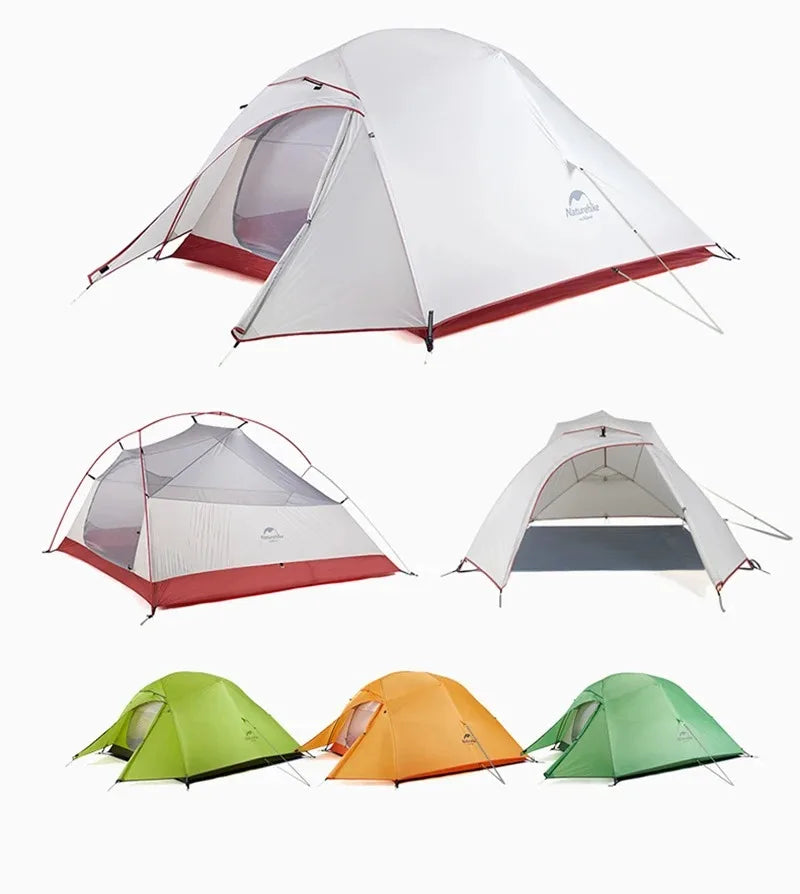Naturehike Mongar 2 Tent Cloud Up 1 2 3 Persons Tent Star River Tent Cycling Tent Ultralight Outdoor Travel Hiking Camping Tent