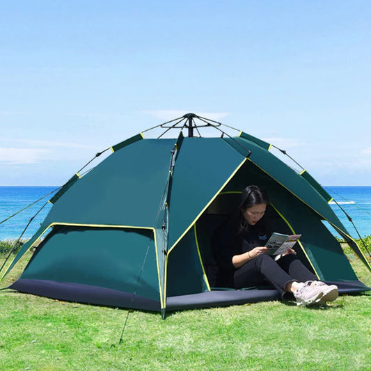 Tent Ultralight Waterproof Automatic Tent 3-4 Person Portable 3 Season Backpacking Tent Outdoor Hiking Camping Tent
