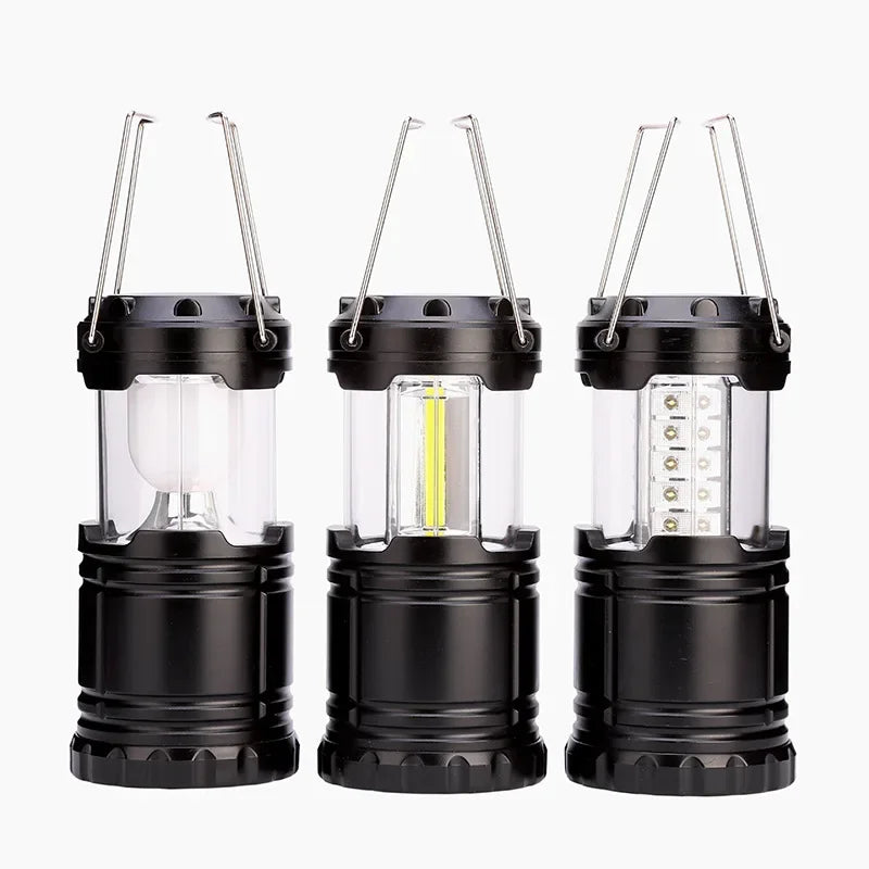 LED Hight power White Outdoor Camping Lamp Portable Stretch Camping Lamp Portable Tent Pull Lantern Emergency Light