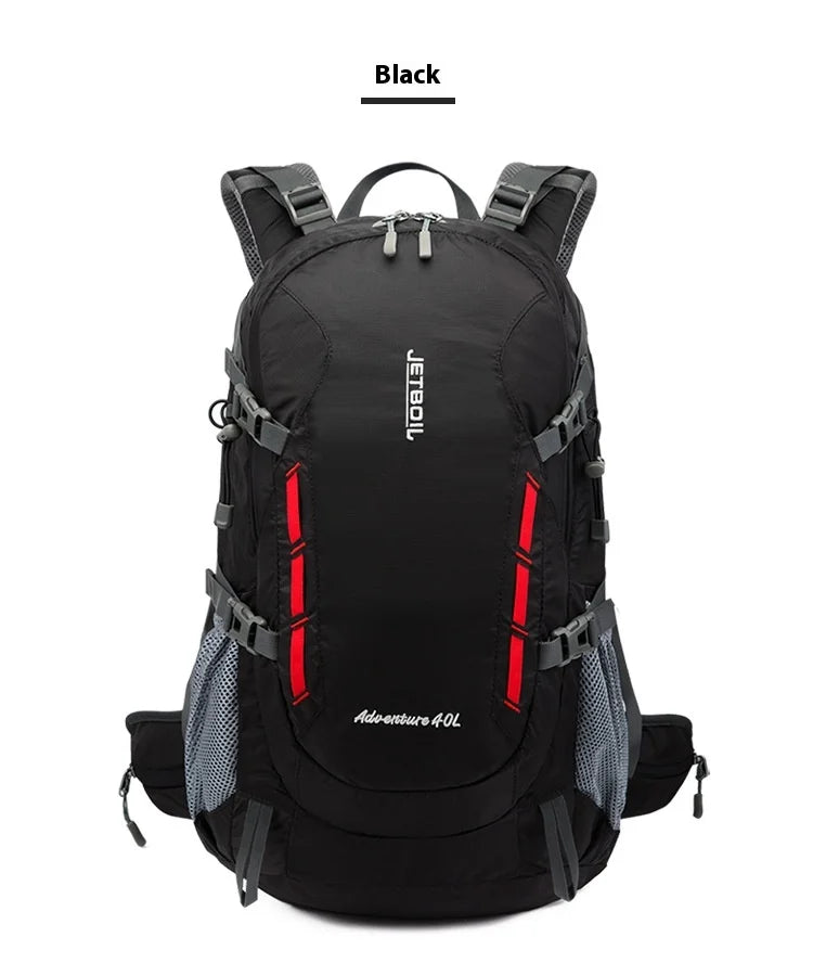 40L Outdoor sports mountaineering bag waterproof nylon camping bag large capacity backpack