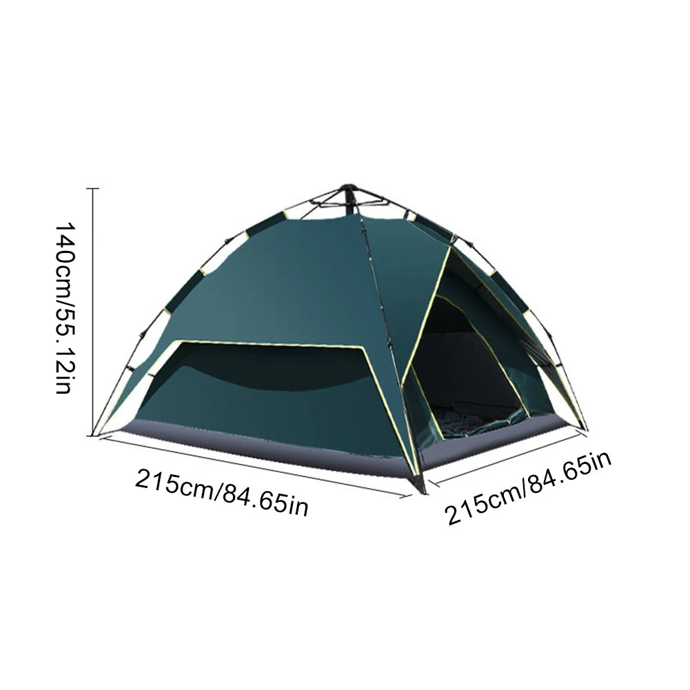 Tent Ultralight Waterproof Automatic Tent 3-4 Person Portable 3 Season Backpacking Tent Outdoor Hiking Camping Tent