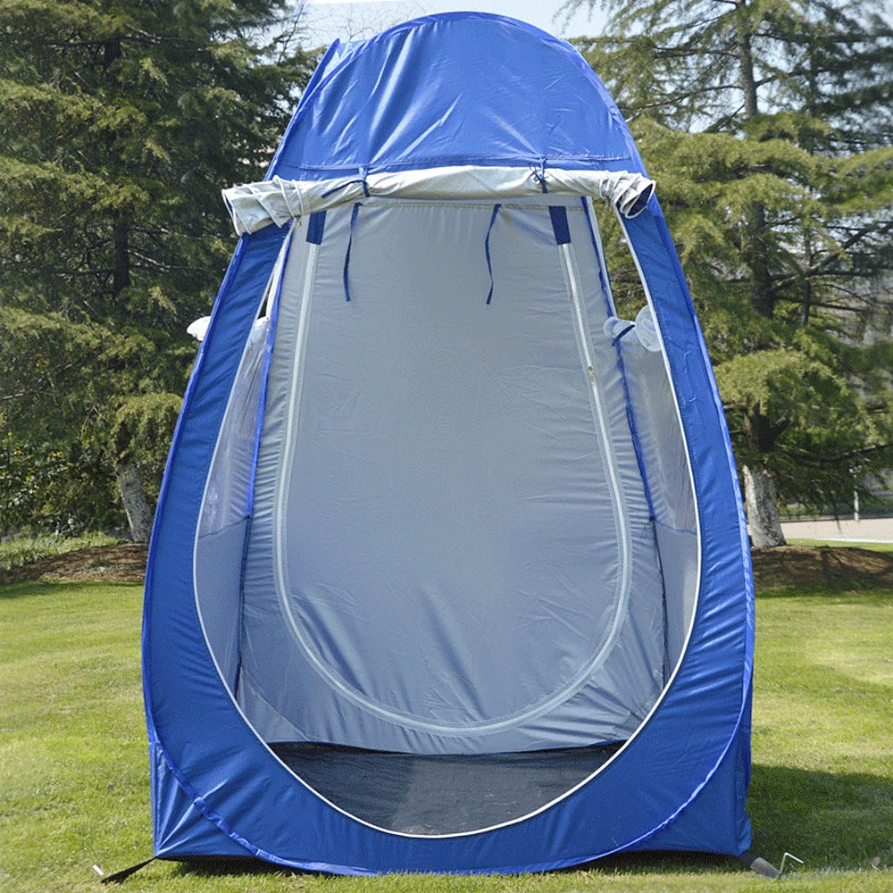 Portable Outdoor Fishing Tent UV-protection Tent Pop Up Single Tent Automatic Instant Tent Rain Shading Tent Windows