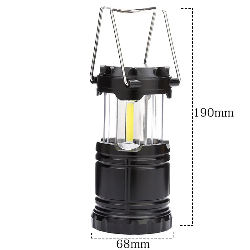 LED Hight power White Outdoor Camping Lamp Portable Stretch Camping Lamp Portable Tent Pull Lantern Emergency Light