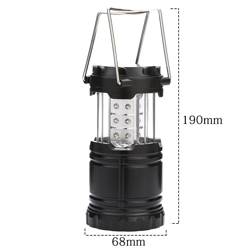 LED Hight power White Outdoor Camping Lamp Portable Stretch Camping Lamp Portable Tent Pull Lantern Emergency Light