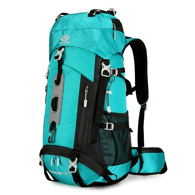 60L Hiking Backpack Men Women Outdoor Waterproof Climbing Travel Large Capacity Bags Mountaineering Trekking Camping Bag 2297