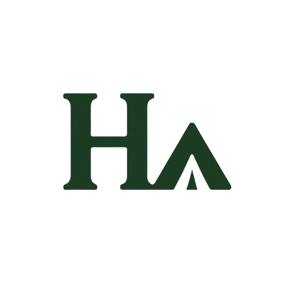 Green logo with 'HA' on a white background